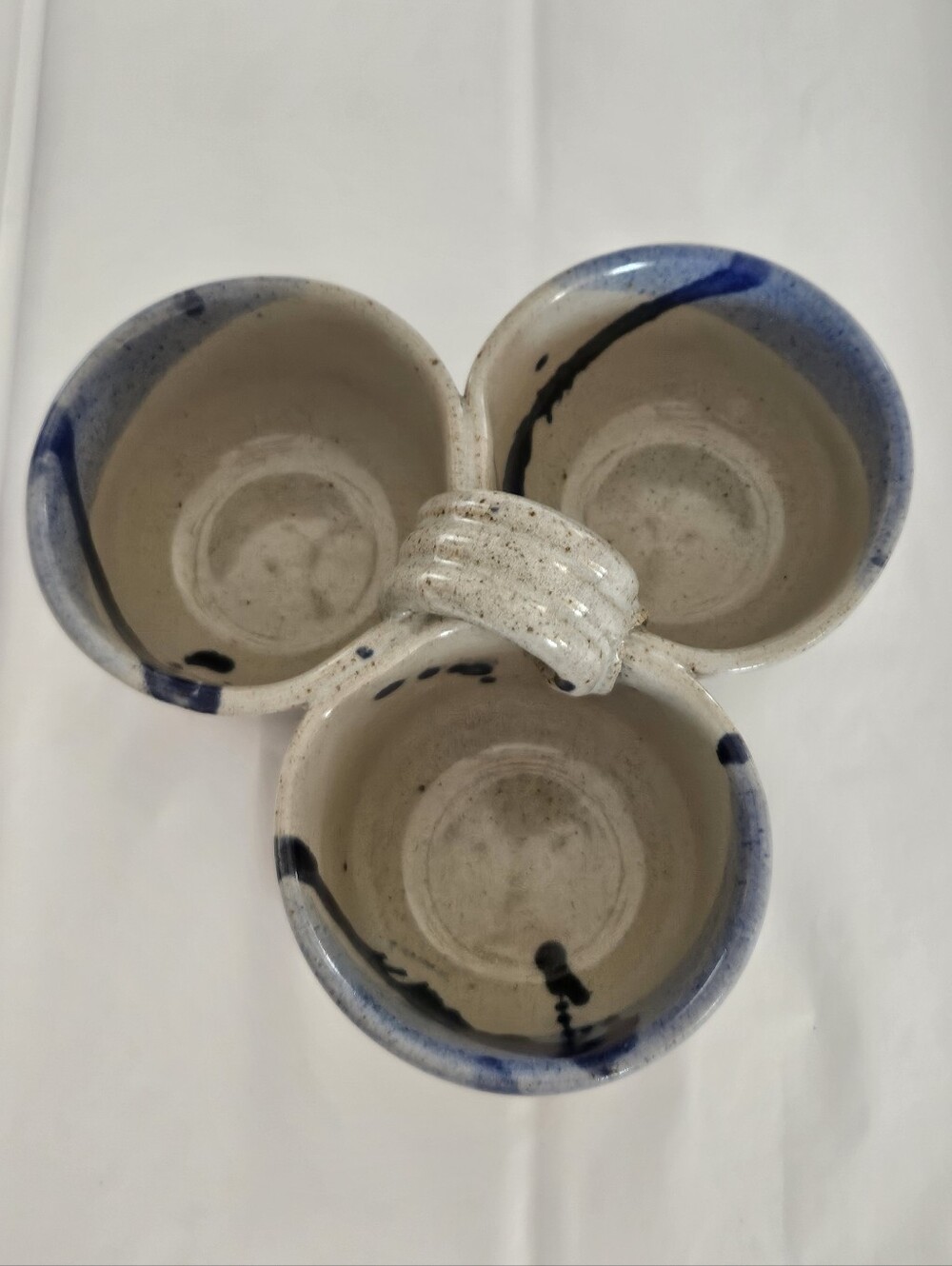 Handmade Studio Pottery Condiment Set. - Picture 6 of 9